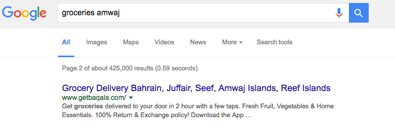 Baqala Groceries - Page 2 of Google for groceries amwaj