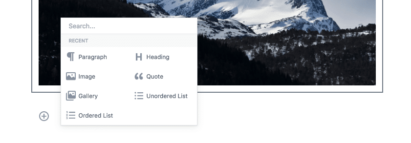 Gutenberg Options