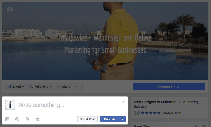 Imagewize Facebook Page