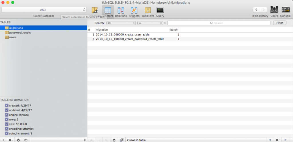 Migration basics