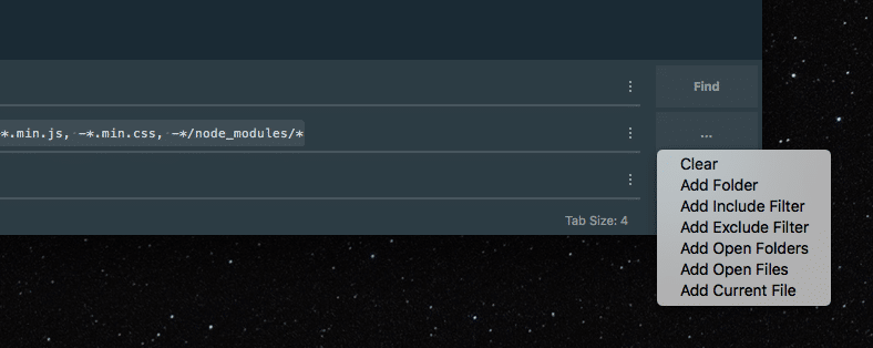 Sublime 3 Add Exclude Folder