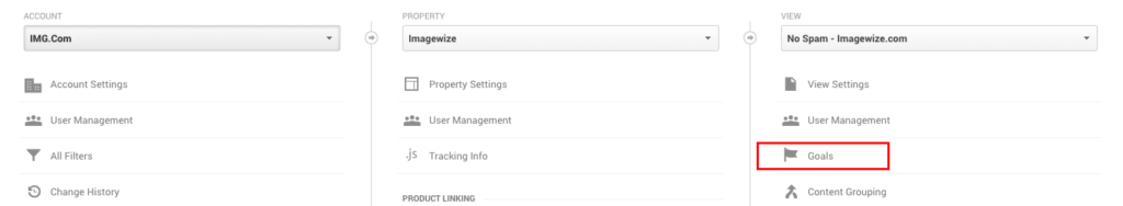 Google Analytics Goals