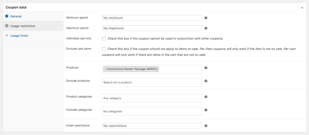 Usage Restrictions