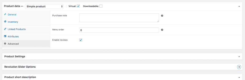 WooCommerce Product Order
