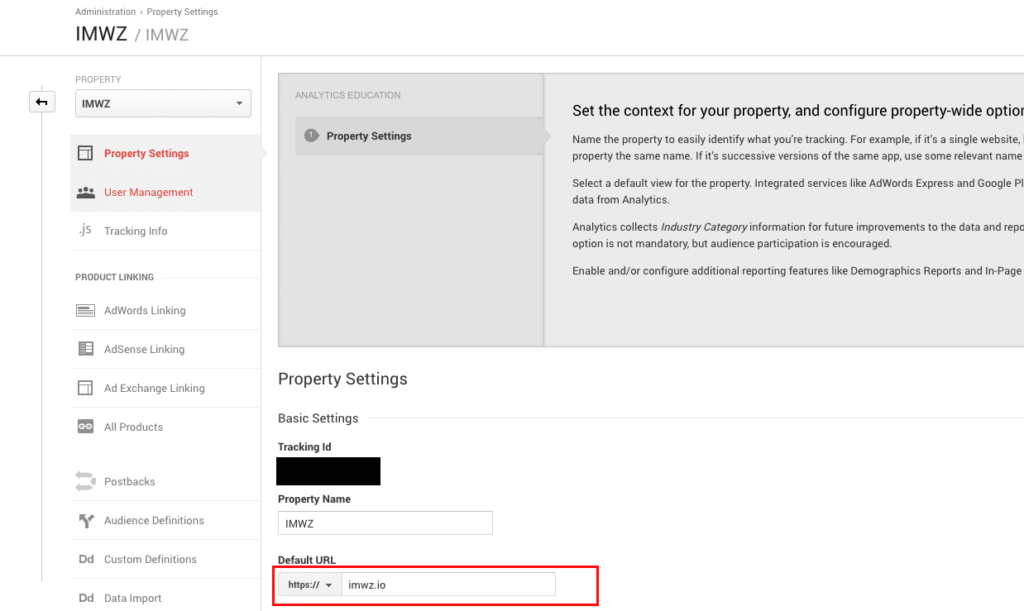 property url
