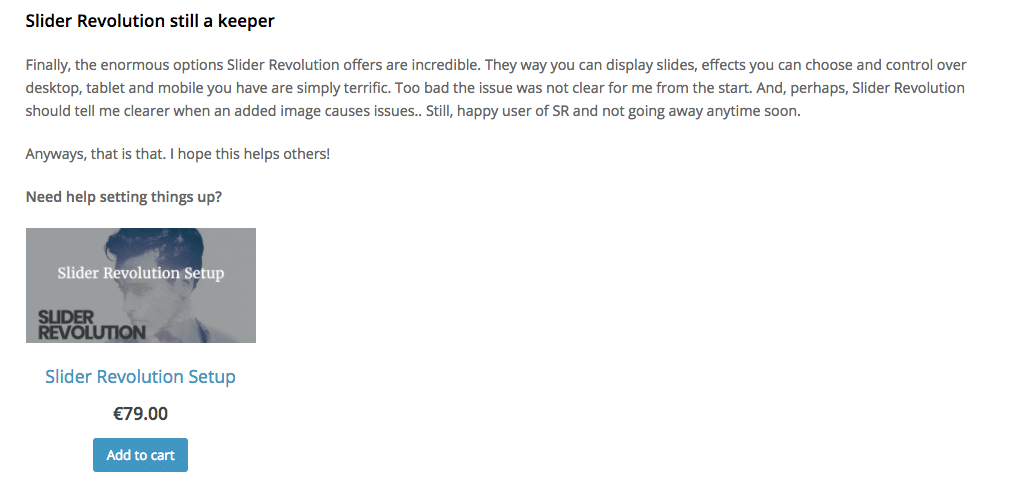 WooCommerce Product in blog post