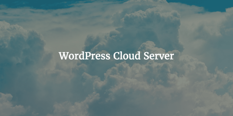 WordPress Cloud Server