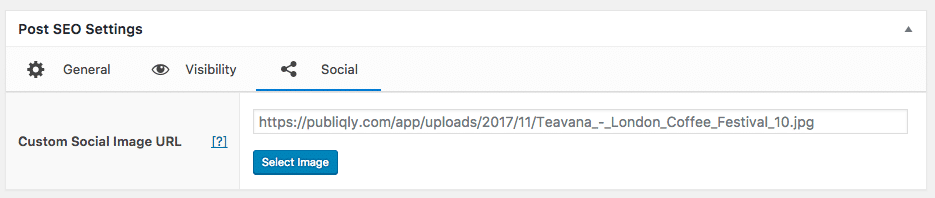 Custom Social Image URL