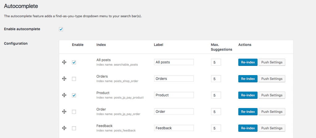 Algolia Auto Complete