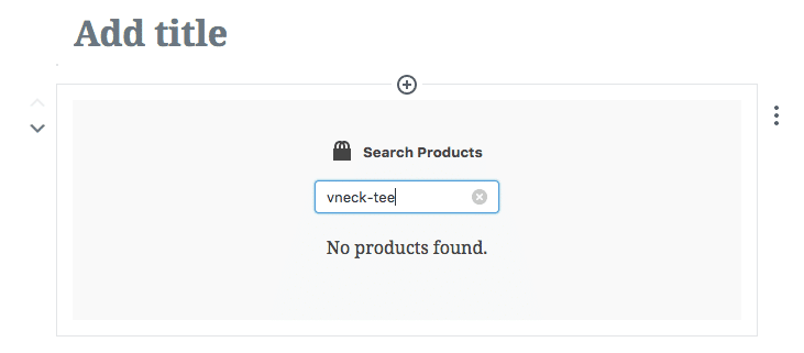 Product Block Search