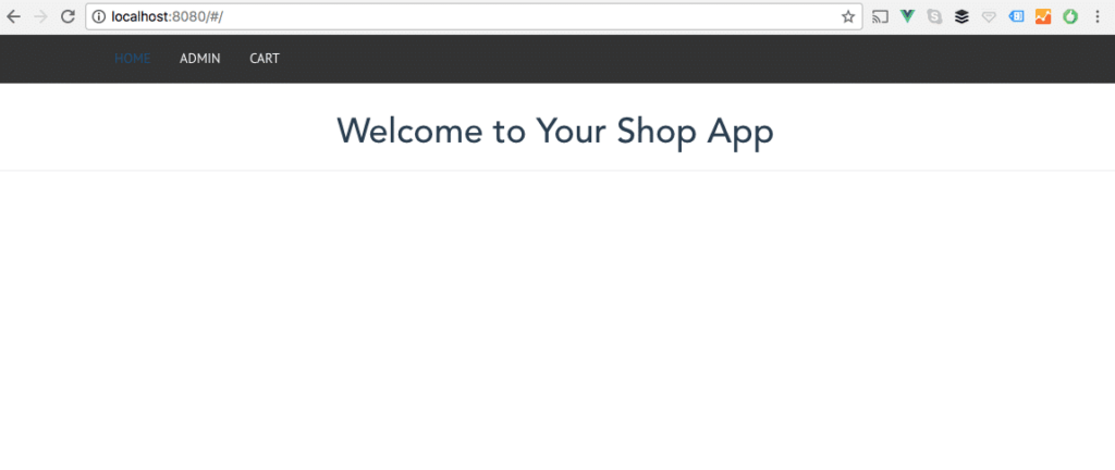 Vue Store Navigation