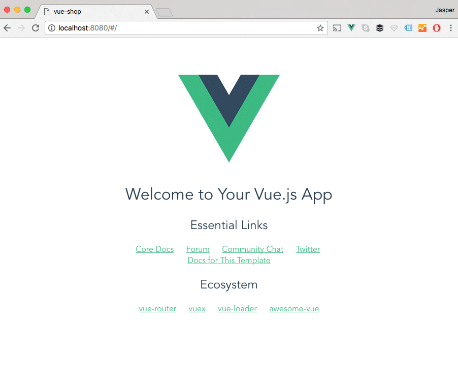 WP CLI Webpack Starter Page