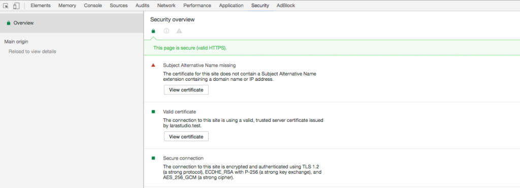 Chrome Security Overview
