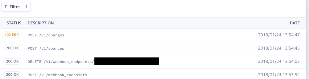 Stripe 402 Error
