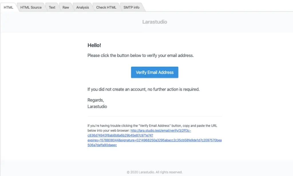 Laravel Email Verification Addition