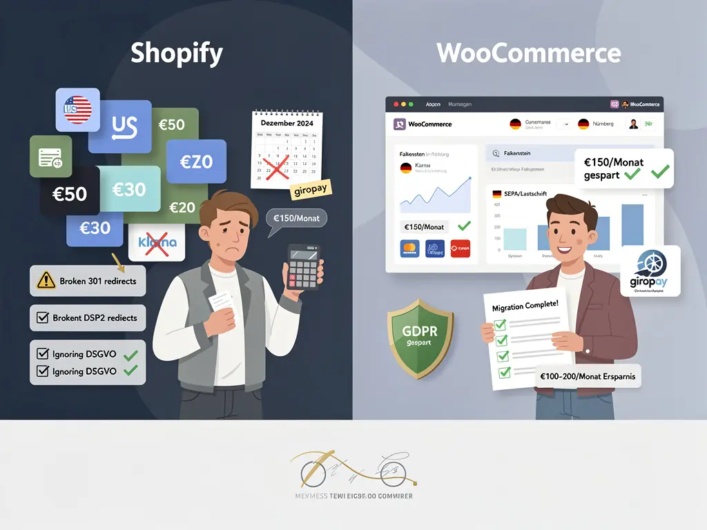 Shopify to WooCommerce Migration for German market