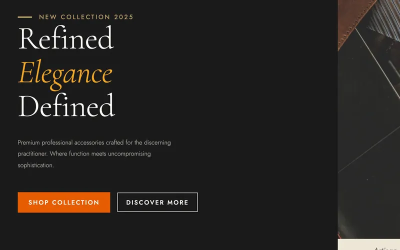 Online store demo homepage with a new collection hero